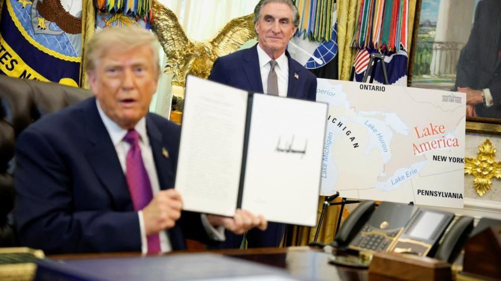 Trump Signs Order to Rename Lake Ontario to Lake America Amid Trade Dispute