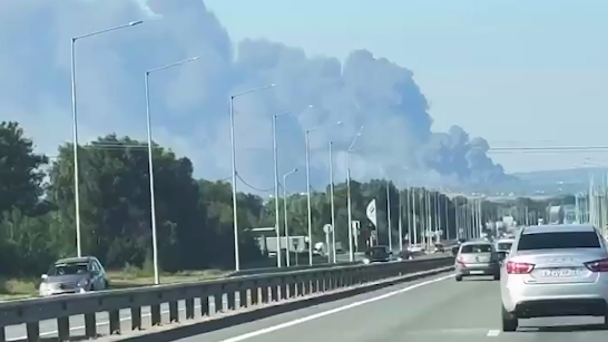 Ukrainian strike visuals