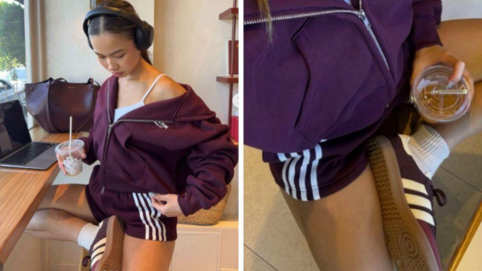 Adidas three stripes versus White Fox four stripes