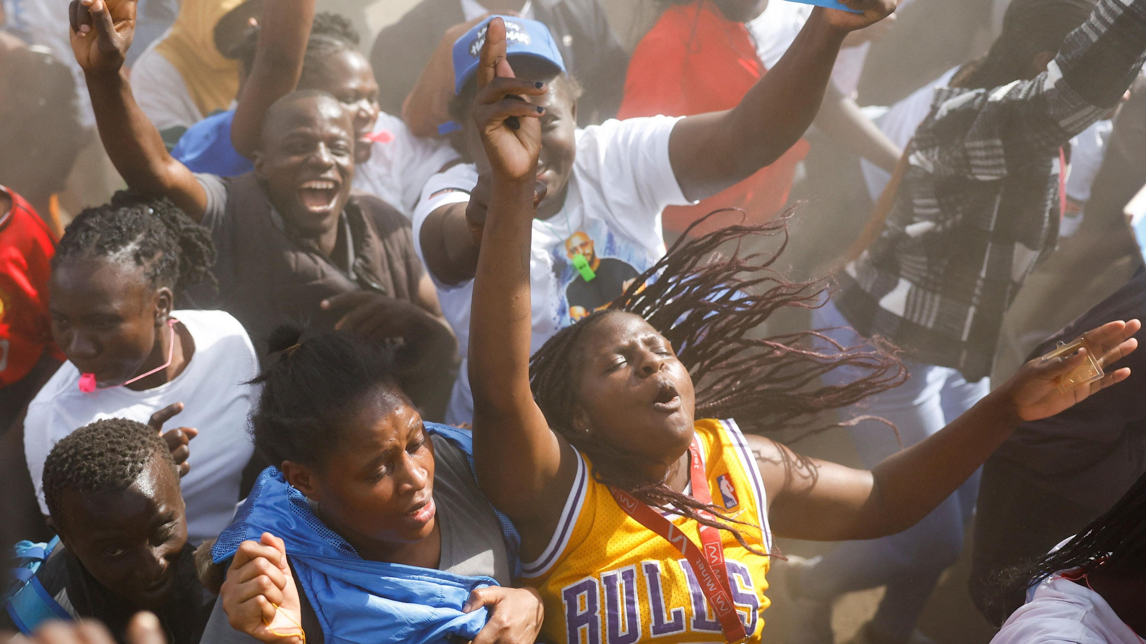 Rally with young people