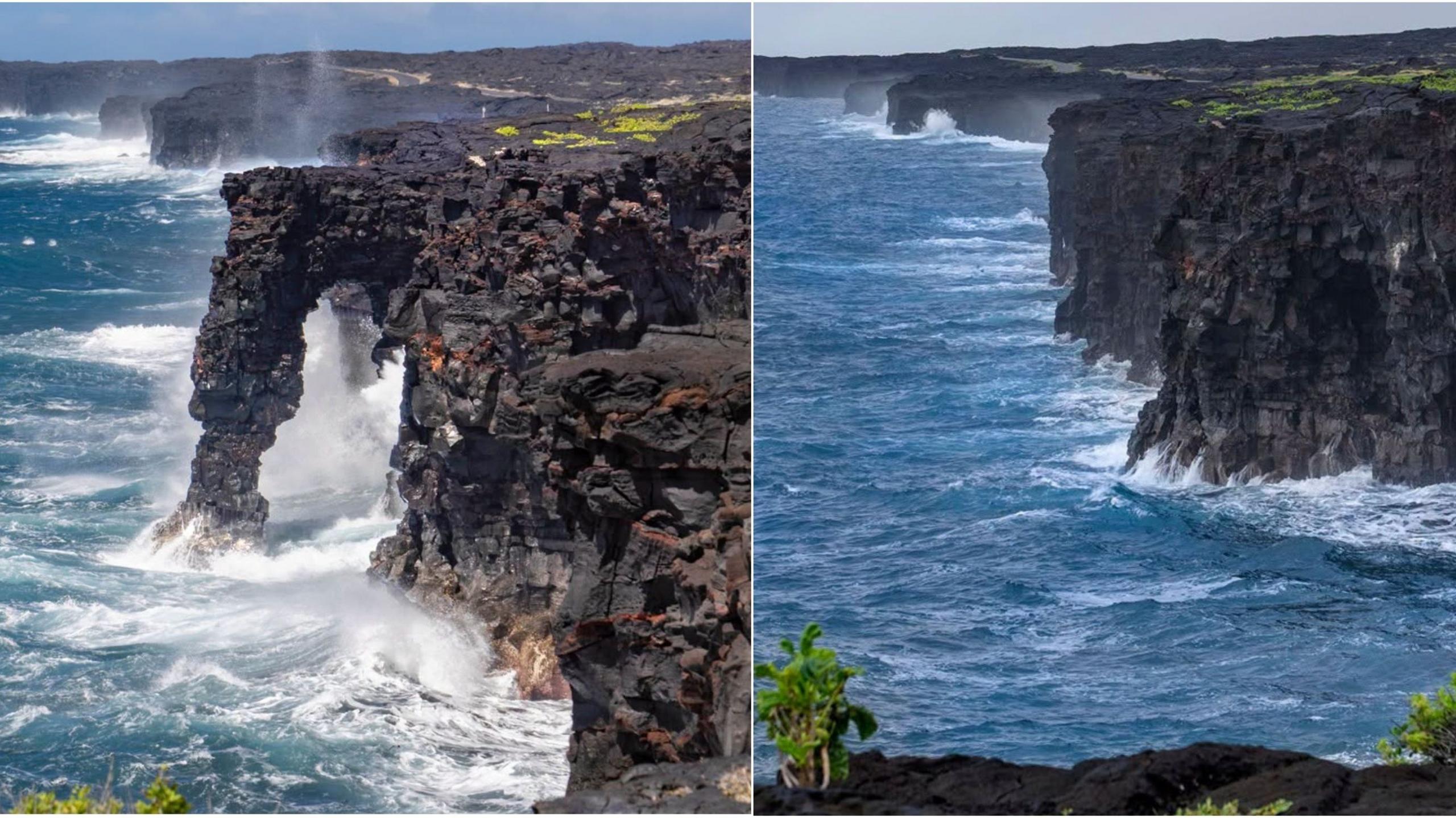 Hawaiian Sea Arch Collapses, Citing Erosion and Storms – A Changing Landscape