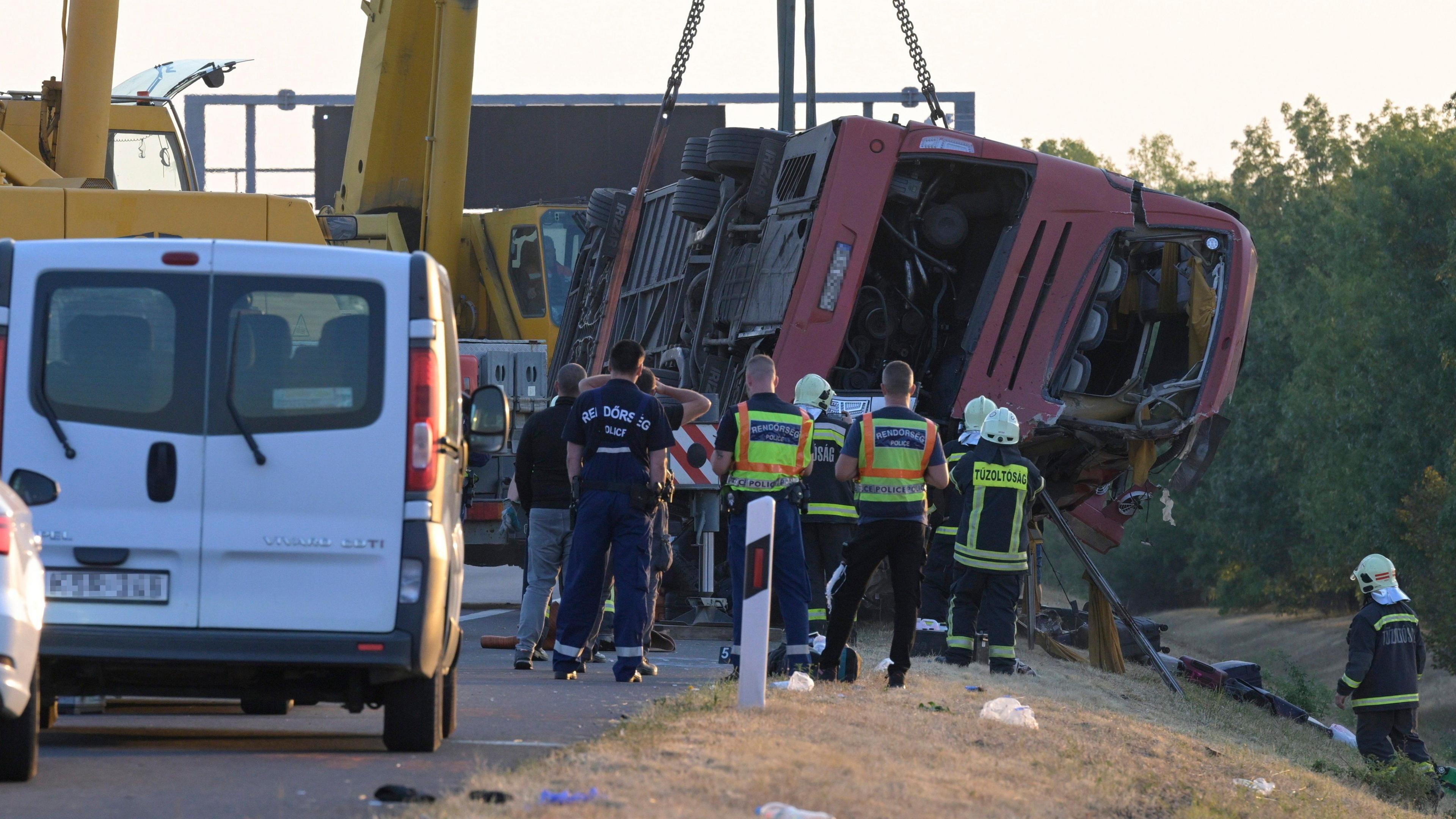 12 Dead in Polish Tourist Bus Crash on Hungarian Highway