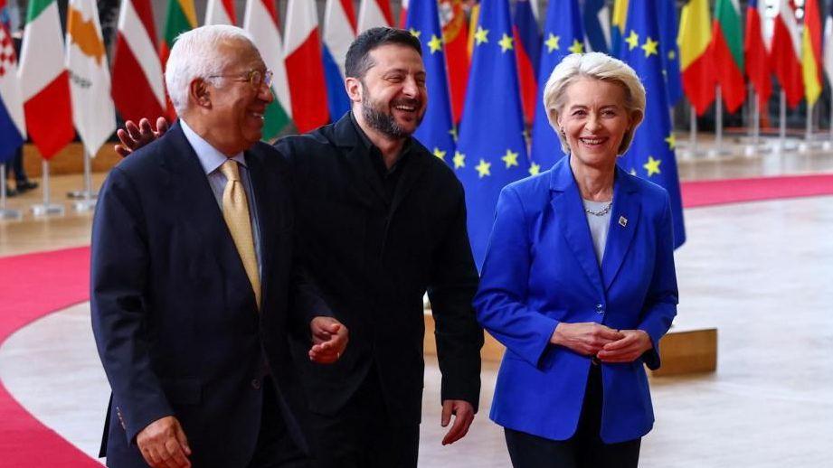 Zelensky at the Brussels summit