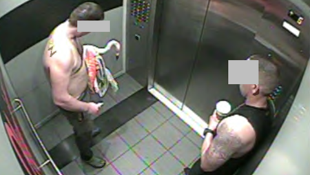Canadian tourist carrying stolen flamingo