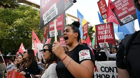 Massive Protests Erupt in Lisbon Over Controversial Labour Reforms