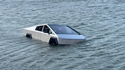 Tesla Cybertruck Driver Arrested After Lake Incident