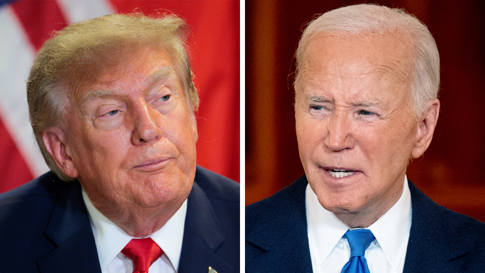 Donald Trump and Joe Biden