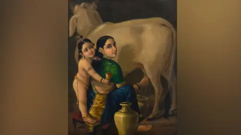 Historic Sale: Raja Ravi Varma's 'Yashoda and Krishna' Breaks Indian Art Auction Record