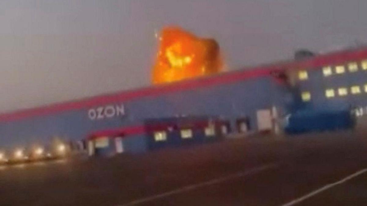 Ukrainian Drone Strikes Hit Russian Retail Giant Ozon