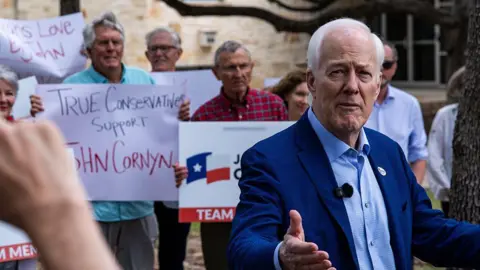 Trump Backs Ken Paxton Over John Cornyn in Texas Republican Primary Showdown